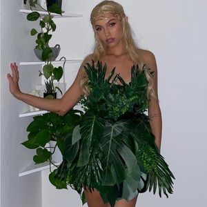 Tree fairy Halloween dress (hand made) SIZE SMALL